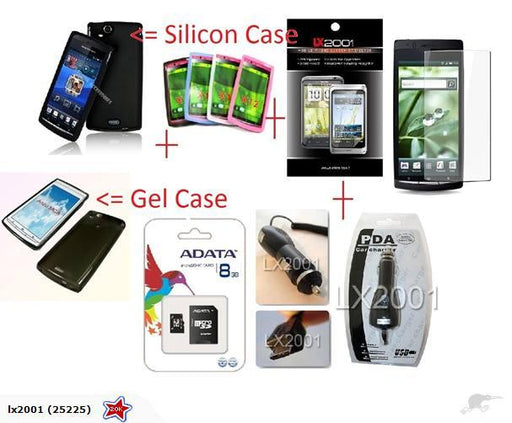 Sony ericsson Arc Case Car Charger SP 8GB SD Card - LX2001 - Homewares, Outdoor, Phone Accessories, Cases, Speakers, Headphones + More -