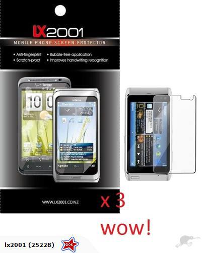 3 x Nokia N8 Screen Protector Film / Guard - LX2001 - Homewares, Outdoor, Phone Accessories, Cases, Speakers, Headphones + More -
