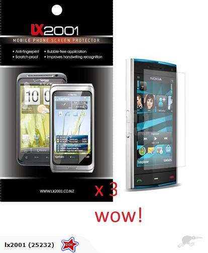 3 x Nokia X6 Screen Protector