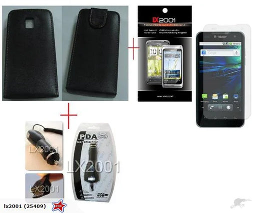 LG Optimus 2X P990 Leather Case SP Car Charger - LX2001 - Homewares, Outdoor, Phone Accessories, Cases, Speakers, Headphones + More -