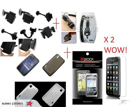 LG Optimus Black P970 set - LX2001 - Homewares, Outdoor, Phone Accessories, Cases, Speakers, Headphones + More -