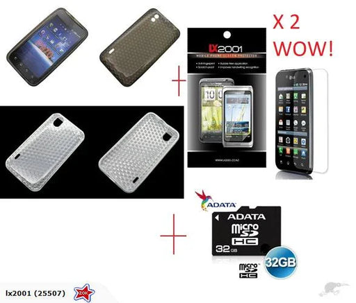 LG Optimus Black P970 Gel Case SP 32GB Micro SD - LX2001 - Homewares, Outdoor, Phone Accessories, Cases, Speakers, Headphones + More -