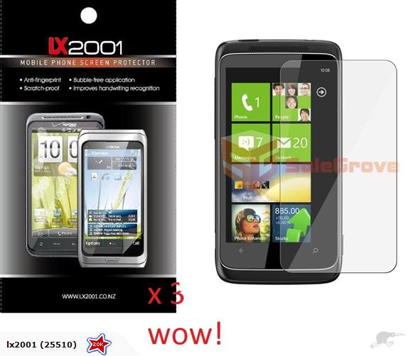 3 x HTC 7 trophy Screen Protector