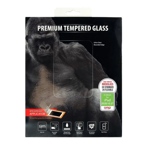 Omp Ipad 2020 10.2' Premium Tempered Glass Screen Protector - LX2001 - Homewares, Outdoor, Phone Accessories, Cases, Speakers, Headphones + More -