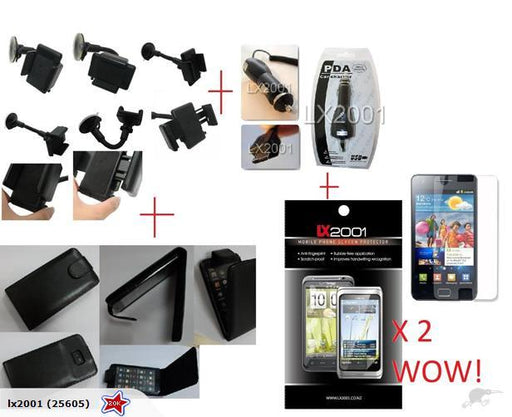 Samsung i9100 leather SP Car Charger Kit Holder - LX2001 - Homewares, Outdoor, Phone Accessories, Cases, Speakers, Headphones + More -