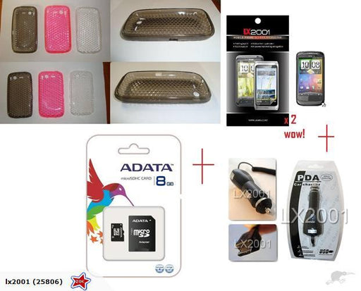 HTC Desire S Case SP 8GB Micro SD Card Charger - LX2001 - Homewares, Outdoor, Phone Accessories, Cases, Speakers, Headphones + More -
