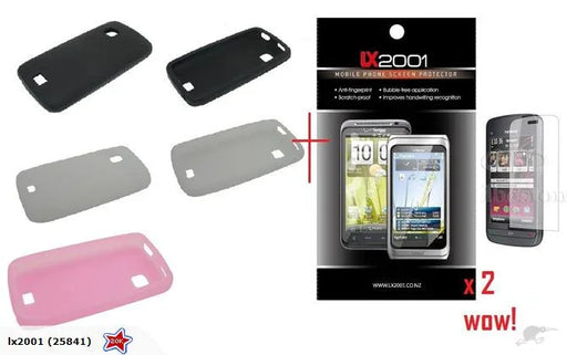 Nokia C5-03 Case + Screen Protector - LX2001 - Homewares, Outdoor, Phone Accessories, Cases, Speakers, Headphones + More -