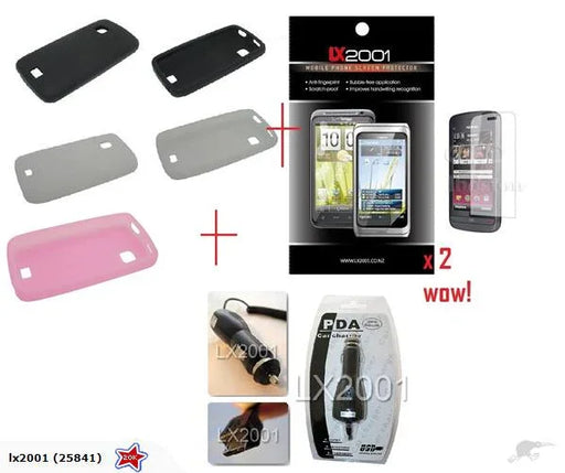 Nokia C5-03 Case + SP + Car Charger - LX2001 - Homewares, Outdoor, Phone Accessories, Cases, Speakers, Headphones + More -