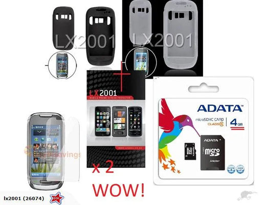 Nokia C7 Case + 4GB Micro SD Card - LX2001 - Homewares, Outdoor, Phone Accessories, Cases, Speakers, Headphones + More -