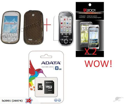 Samsung Galaxy 550 Gel Case + SP + 8GB Micro SD - LX2001 - Homewares, Outdoor, Phone Accessories, Cases, Speakers, Headphones + More -