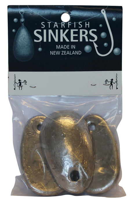 Starfish Spoon Sinker Sinker Packet 4oz (3 per pack)