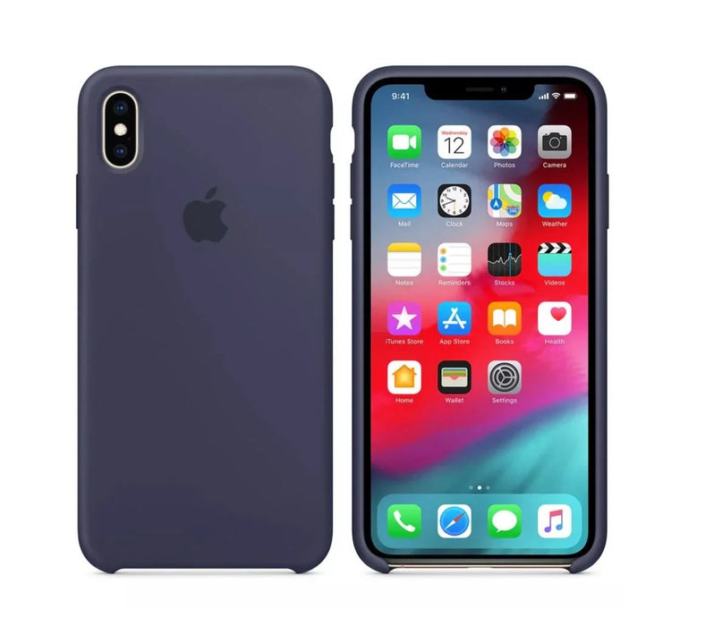Apple iPhone XS Max Silicone Case - Midnight Blue - LX2001 - Homewares, Outdoor, Phone Accessories, Cases, Speakers, Headphones + More -