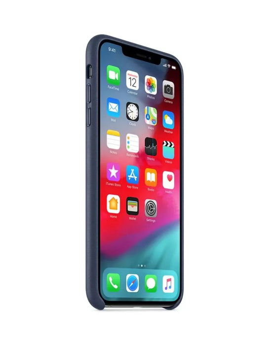 Apple iPhone XS Max Leather Case - Midnight Blue - LX2001 - Homewares, Outdoor, Phone Accessories, Cases, Speakers, Headphones + More -