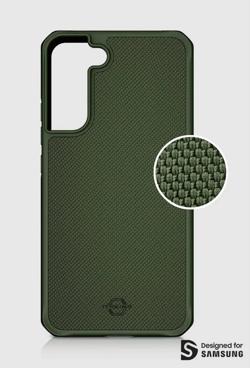 ITSKINS Samsung S22 Case Mag Ballistic Olive Green - LX2001 - Homewares, Outdoor, Phone Accessories, Cases, Speakers, Headphones + More -