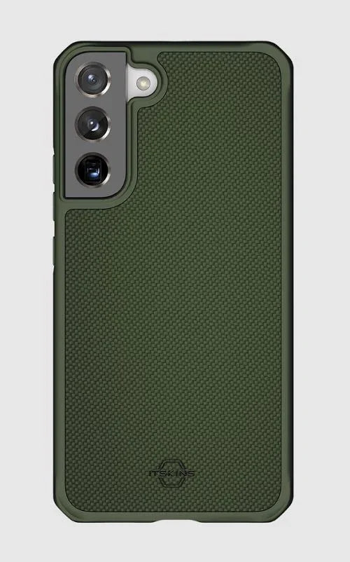 ITSKINS Samsung S22 Case Mag Ballistic Olive Green - LX2001 - Homewares, Outdoor, Phone Accessories, Cases, Speakers, Headphones + More -