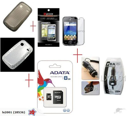 Samsung Galaxy S5660 Gio Case Charger 8GB Card - LX2001 - Homewares, Outdoor, Phone Accessories, Cases, Speakers, Headphones + More -