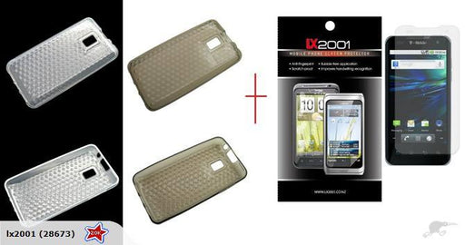 LG Optimus 2X P990 Case + Screen Protector - Black - LX2001 - Homewares, Outdoor, Phone Accessories, Cases, Speakers, Headphones + More -