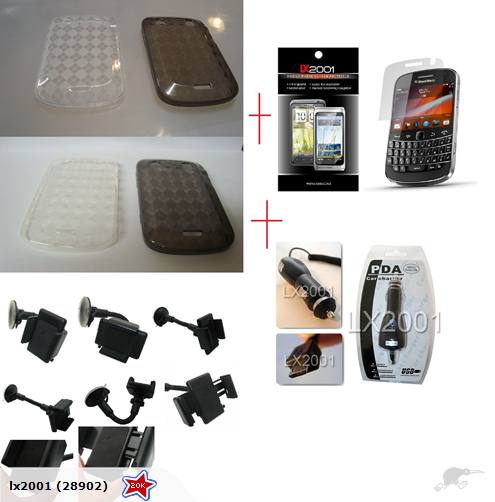 Blackberry 9900 Case Car Charger Kit