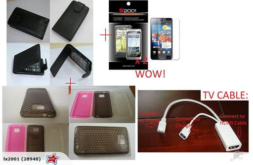 Samsung i9100 Galaxy S2 Case TV Combo - LX2001 - Homewares, Outdoor, Phone Accessories, Cases, Speakers, Headphones + More -