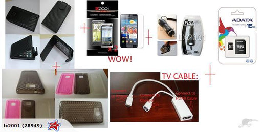 Samsung i9100 Galaxy S2 combo - High value - LX2001 - Homewares, Outdoor, Phone Accessories, Cases, Speakers, Headphones + More -