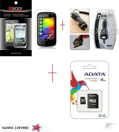 HTC Explorer SP + Car Charger + 4GB - LX2001 - Homewares, Outdoor, Phone Accessories, Cases, Speakers, Headphones + More -