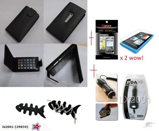 Nokia N9 Leather Combo - LX2001 - Homewares, Outdoor, Phone Accessories, Cases, Speakers, Headphones + More -