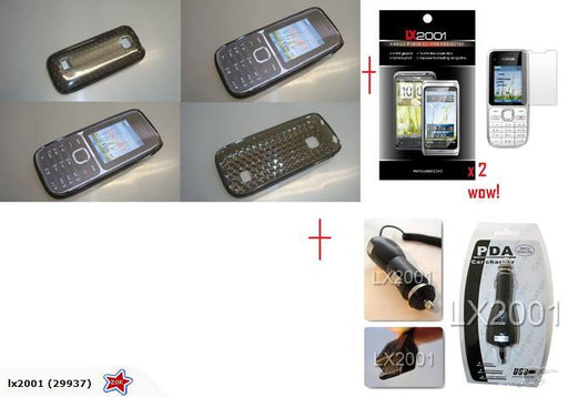 Nokia C2-01 Case + SP + Car Charger - LX2001 - Homewares, Outdoor, Phone Accessories, Cases, Speakers, Headphones + More -