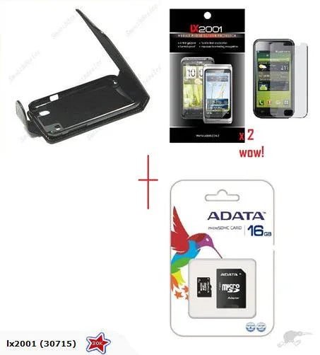 Samsung i9000 Galaxy S Leather Case 16GB MicroSD - LX2001 - Homewares, Outdoor, Phone Accessories, Cases, Speakers, Headphones + More -