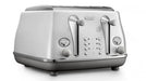 DeLonghi Icona Capitals White 4 Slice Toaster - LX2001 - Homewares, Outdoor, Phone Accessories, Cases, Speakers, Headphones + More -