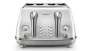 DeLonghi Icona Capitals White 4 Slice Toaster - LX2001 - Homewares, Outdoor, Phone Accessories, Cases, Speakers, Headphones + More -
