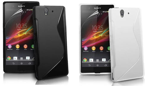 Sony Xperia Z Leather Gel Hard Rubber Case + 3x SP - LX2001 - Homewares, Outdoor, Phone Accessories, Cases, Speakers, Headphones + More -