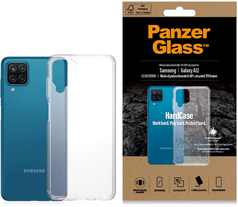 PanzerGlass Hard Case Samsung A12 Clear Case - LX2001 - Homewares, Outdoor, Phone Accessories, Cases, Speakers, Headphones + More -
