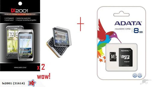 Motorola Flipout Screen protector + 8GB Micro SD - LX2001 - Homewares, Outdoor, Phone Accessories, Cases, Speakers, Headphones + More -