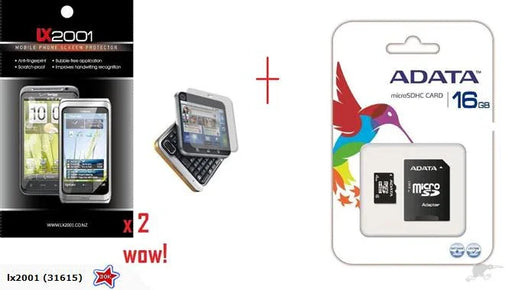 Motorola Flipout Screen protector + 16GB Micro SD - LX2001 - Homewares, Outdoor, Phone Accessories, Cases, Speakers, Headphones + More -