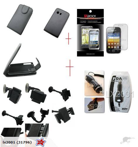Samsung Galaxy Y s5360 Leather Car Charger Kit - LX2001 - Homewares, Outdoor, Phone Accessories, Cases, Speakers, Headphones + More -
