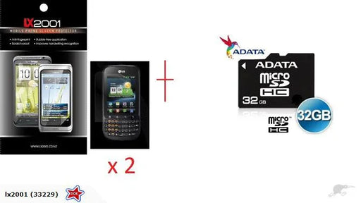 LG Optimus Pro C660 Screen Protector 32GB Card - LX2001 - Homewares, Outdoor, Phone Accessories, Cases, Speakers, Headphones + More -