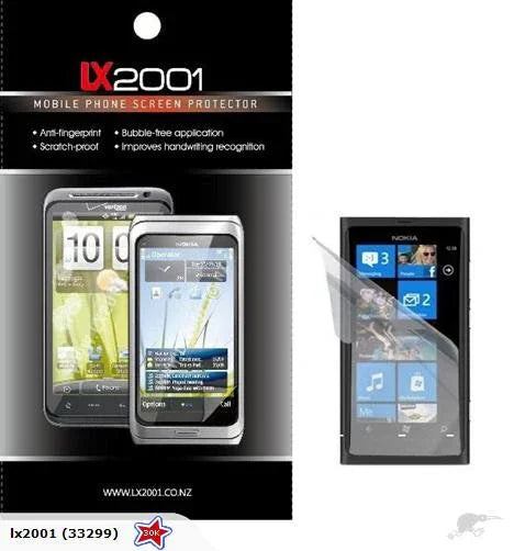 Nokia Lumia 800 Screen Protector Guard - LX2001 - Homewares, Outdoor, Phone Accessories, Cases, Speakers, Headphones + More -