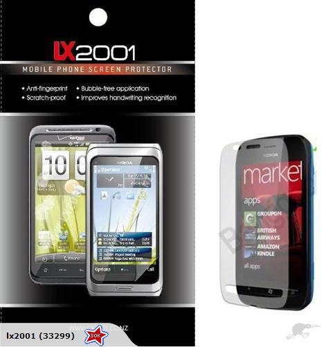 2 x Nokia Lumia 710 Screen Protector Film / Guard - LX2001 - Homewares, Outdoor, Phone Accessories, Cases, Speakers, Headphones + More -