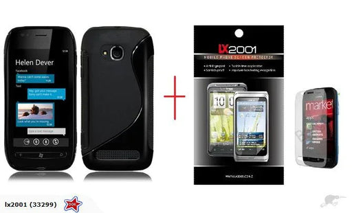Nokia Lumia 710 Case + Screen Protector - LX2001 - Homewares, Outdoor, Phone Accessories, Cases, Speakers, Headphones + More -