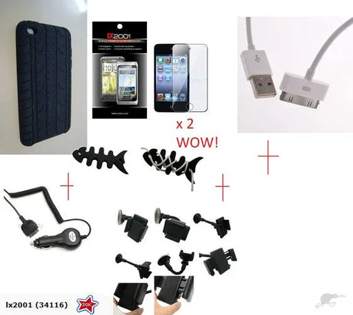 iPod Touch 4TH Tire Case SP USB Car Charger Holder - LX2001 - Homewares, Outdoor, Phone Accessories, Cases, Speakers, Headphones + More -