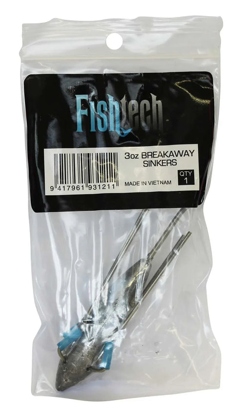 Fishtech Breakaway Sinker 3oz (1 per pack) - LX2001 - Homewares, Outdoor, Phone Accessories, Cases, Speakers, Headphones + More -