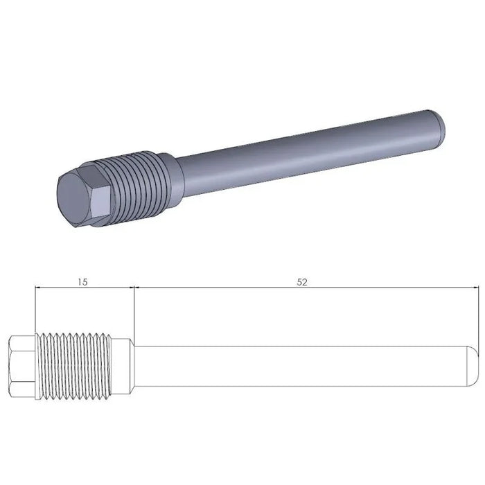 BRAKE PAD PIN REAR MOTO MASTER STAINLESS STEEL HONDA KAWASAKI SUZUKI YAMAHA - LX2001 - Homewares, Outdoor, Phone Accessories, Cases, Speakers, Headphones + More -