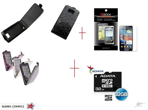 Samsung i9100 S2 Crocodile leather Case 32GB Card - LX2001 - Homewares, Outdoor, Phone Accessories, Cases, Speakers, Headphones + More -