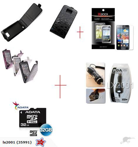 Samsung i9100 leather Case 32GB Car Charger - LX2001 - Homewares, Outdoor, Phone Accessories, Cases, Speakers, Headphones + More -