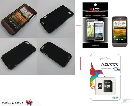 HTC ONE V Rubber Case 16GB Micro SD Card - LX2001 - Homewares, Outdoor, Phone Accessories, Cases, Speakers, Headphones + More -