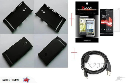 Sony Xperia P LT22i Case + USB PC Cable - LX2001 - Homewares, Outdoor, Phone Accessories, Cases, Speakers, Headphones + More -