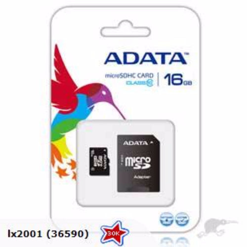 ADATA 16GB Class 10 MicroSD Card