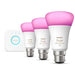 Philips Hue Colour/White 11W A60 B22 3 Bulb Starter Kit - LX2001 - Homewares, Outdoor, Phone Accessories, Cases, Speakers, Headphones + More -
