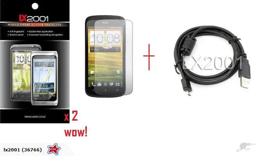 HTC ONE S Screen Protector USB PC Cable - LX2001 - Homewares, Outdoor, Phone Accessories, Cases, Speakers, Headphones + More -