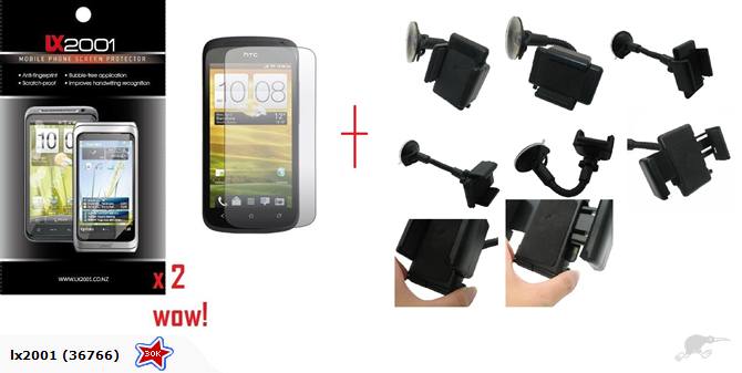 HTC ONE S Screen Protector Car Kit Holder
